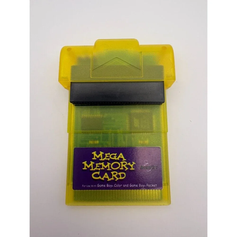 InterAct Mega Memory Card Game Boy Color Pocket Save Memory Card Yellow